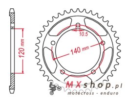 GROSSKOPF WYPRZEDAŻ ZĘBATKA TYLNA ULTRALIGHT UTWARDZANA 4398 53 C45 SUZUKI GSX-R 600/750/1000 STUNT (JTR1792.53)