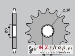 JR WYPRZEDAŻ ZĘBATKA PRZEDNIA 426 14 SUZUKI GN 125 '92-'00, DR 125 '80-'85 (JTF426.14)