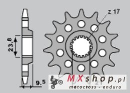 JR ZĘBATKA PRZEDNIA 2133 14 SUZUKI RMZ 450 '05-'13 (JTF1441.14)