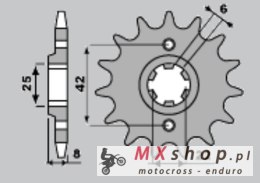 JR ZĘBATKA PRZEDNIA 281 15 (28115JT) HONDA XR 600R, XL 600R/RM/LM (JTF281.15)