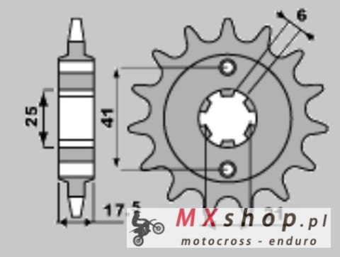 JR ZĘBATKA PRZEDNIA 284 15 HONDA XBR 500 '87-'91 (ŁAŃC.525) JR ZĘBATKA PRZEDNIA 284 15 HONDA XBR 500 '87-'91 (ŁAŃC.525)