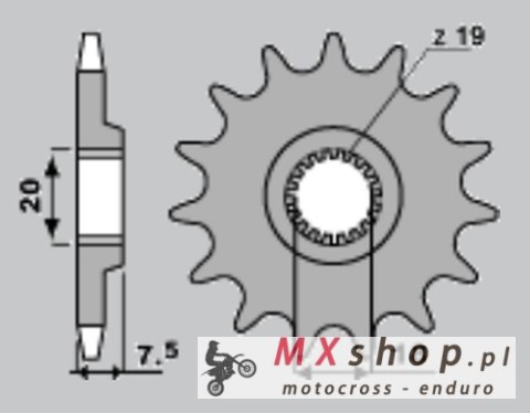 JR ZĘBATKA PRZEDNIA 340 13 HONDA CR 125 '87-'03 (JTF326.13) JR ZĘBATKA PRZEDNIA 340 13 HONDA CR 125 '87-'03 (JTF326.13)