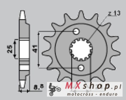 JR ZĘBATKA PRZEDNIA 350 14 HONDA XR 600 R '91-'01 (JTF1309.14) JR ZĘBATKA PRZEDNIA 350 14 HONDA XR 600 R '91-'01 (JTF1309.14)