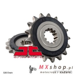 JT ZĘBATKA PRZEDNIA 2077 17 Z GUMĄ KAWASAKI ZRX 1100/1200 '97-06 (207717JTRB) (ŁAŃC. 530)