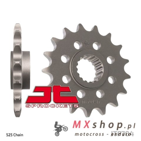 JT ZĘBATKA PRZEDNIA 2078 17 BMW F 650/700/800 GS (207817JT) (ŁAŃC. 525) JT ZĘBATKA PRZEDNIA 2078 17 BMW F 650/700/800 GS (207817JT) (ŁAŃC. 525)