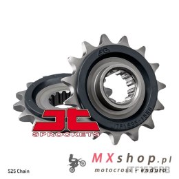 JT ZĘBATKA PRZEDNIA 2093 15 Z GUMĄ KAWASAKI ZX6R '98-'02 209315JTRB) (ŁAŃC. 525)