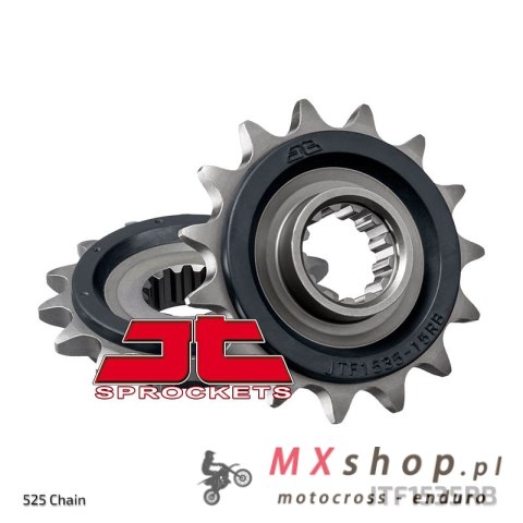 JT ZĘBATKA PRZEDNIA 2093 15 Z GUMĄ KAWASAKI ZX6R '98-'02 209315JTRB) (ŁAŃC. 525) JT ZĘBATKA PRZEDNIA 2093 15 Z GUMĄ KAWASAKI ZX6R '98-'02 209315JTRB) (ŁAŃC. 525)