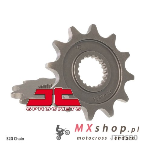 JT ZĘBATKA PRZEDNIA 2103 12 YAMAHA YZF 250 '01-'17, WR 250F '01-'17 (JTF1590.12) (ŁAŃC. 520) (210312JT) JT ZĘBATKA PRZEDNIA 2103 12 YAMAHA YZF 250 '01-'17, WR 250F '01-'17 (JTF1590.12) (ŁAŃC. 520) (210312JT)