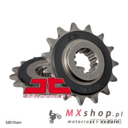JT ZĘBATKA PRZEDNIA 2119 15 Z GUMĄ KAWASAKI Z 750 '04-'12 , Z 800 '13-'16 (211915JTRB) (ŁAŃC. 520)