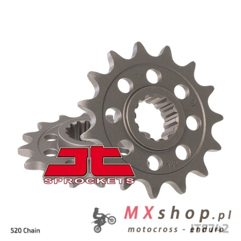 JT ZĘBATKA PRZEDNIA 2171 15 DUCATI 848/1098/1198 '07-'15 (217115JT) (MOD. ŁAŃ. 520) JT ZĘBATKA PRZEDNIA 2171 15 DUCATI 848/1098/1198 '07-'15 (217115JT) (MOD. ŁAŃ. 520)