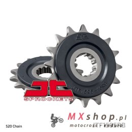 JT ZĘBATKA PRZEDNIA 2172 16 Z GUMĄ YAMAHA FZ6 '09-'17, XJ6 '09-'15 (217216JTRB) (ŁAŃC. 520)