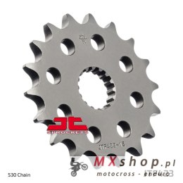 JT ZĘBATKA PRZEDNIA 2190 18 Z GUMĄ SUZUKI GSXR 1300 '09-'24 (219018JTRB) (ŁAŃC. 530)