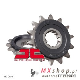 JT ZĘBATKA PRZEDNIA 2273 14 Z GUMĄ KAWASAKI EX250/300 NINJA '08-'16 (227314JTRB) (ŁAŃC. 520)
