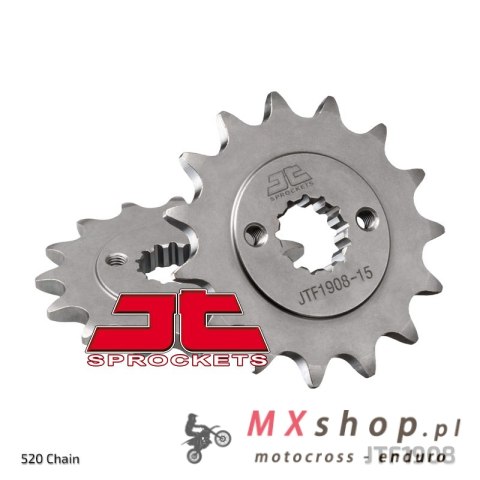 JT ZĘBATKA PRZEDNIA 2276 15 KTM 390 DUKE '13-'18, 390 RC '14-'18 (227615JT) (ŁAŃC. 520) JT ZĘBATKA PRZEDNIA 2276 15 KTM 390 DUKE '13-'18, 390 RC '14-'18 (227615JT) (ŁAŃC. 520)