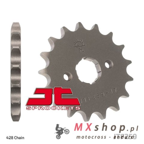 JT ZĘBATKA PRZEDNIA 259 15 HONDA MTX/125/XL 125 (25915JT) (ŁAŃC. 428) JT ZĘBATKA PRZEDNIA 259 15 HONDA MTX/125/XL 125 (25915JT) (ŁAŃC. 428)