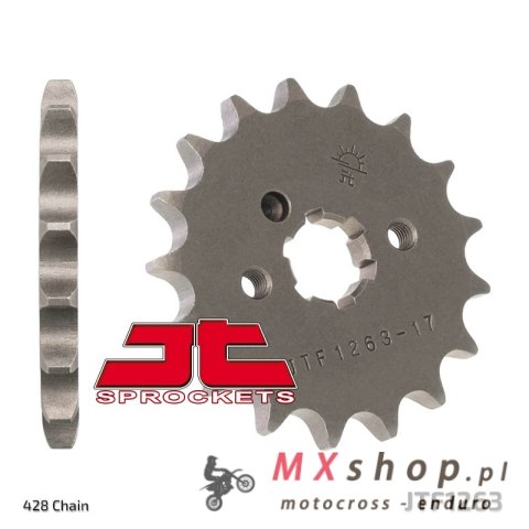 JT ZĘBATKA PRZEDNIA 263 14 SUZUKI RM 80/85, YAMAHA XT 125 R/X;JUNAK 125 (26314JT) (ŁAŃC. 428) JT ZĘBATKA PRZEDNIA 263 14 SUZUKI RM 80/85, YAMAHA XT 125 R/X;JUNAK 125 (26314JT) (ŁAŃC. 428)