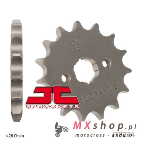 JT ZĘBATKA PRZEDNIA 274 15 HONDA MTX 80R '87-'92 (27415JT) (ŁAŃC. 428) JT ZĘBATKA PRZEDNIA 274 15 HONDA MTX 80R '87-'92 (27415JT) (ŁAŃC. 428)