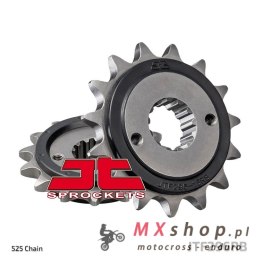 JT ZĘBATKA PRZEDNIA 346 16 Z GUMĄ HONDA VT 600C SHADOW '90-'07, XRV 650 88-90 (34616JTRB) (ŁAŃC. 525)