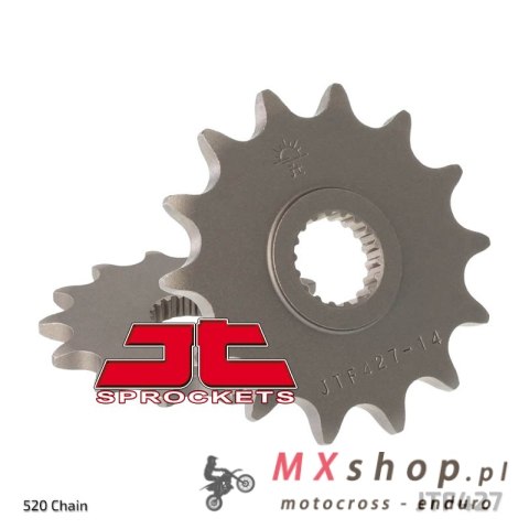 JT ZĘBATKA PRZEDNIA 432 14 SUZUKI RM 125 '92-'07, RMZ 250 '10-'12 (43214JT) (ŁAŃC. 520) JT ZĘBATKA PRZEDNIA 432 14 SUZUKI RM 125 '92-'07, RMZ 250 '10-'12 (43214JT) (ŁAŃC. 520)