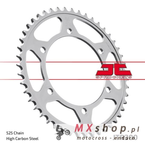JT ZĘBATKA TYLNA 300 48 HONDA XL600V TRANSALP '87-'99, XL700V '08-'13 (30048JTZBK) (ŁAŃC. 525) KOLOR CZARNY JT ZĘBATKA TYLNA 300 48 HONDA XL600V TRANSALP '87-'99, XL700V '08-'13 (30048JTZBK) (ŁAŃC. 525) KOLOR CZARNY