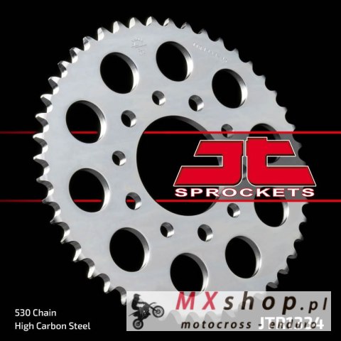 JT ZĘBATKA TYLNA 334 43 HONDA CBR 600F '87-'90, VF 1000F '84-'87 (33443JT) (ŁAŃC. 530) JT ZĘBATKA TYLNA 334 43 HONDA CBR 600F '87-'90, VF 1000F '84-'87 (33443JT) (ŁAŃC. 530)