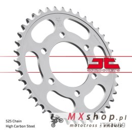 JT ZĘBATKA TYLNA 4359 41 KAWASAKI ZX 6 R '98-'02, Z 1000 '07-'09, ZX10R '04-'15 (435941JTZBK) (ŁAŃC. 525) KOLOR CZARNY