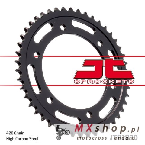 JT ZĘBATKA TYLNA 4372 46 YAMAHA TZR 125R '94-'96, YBR 250 '07-'11 (437246JT) (ŁAŃC. 428) JT ZĘBATKA TYLNA 4372 46 YAMAHA TZR 125R '94-'96, YBR 250 '07-'11 (437246JT) (ŁAŃC. 428)