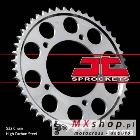 JT ZĘBATKA TYLNA 4383 48 YAMAHA YZF R6 '99-'02 (438348JT) (ŁAŃC. 532) JT ZĘBATKA TYLNA 4383 48 YAMAHA YZF R6 '99-'02 (438348JT) (ŁAŃC. 532)