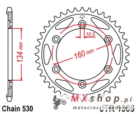 JT ZĘBATKA TYLNA 4399 42 HONDA CBR 1000RR '06-'16, CBR 900RR '00-'03 (439942JTZBK) (ŁAŃC. 530) KOLOR CZARNY JT ZĘBATKA TYLNA 4399 42 HONDA CBR 1000RR '06-'16, CBR 900RR '00-'03 (439942JTZBK) (ŁAŃC. 530) KOLOR CZARNY