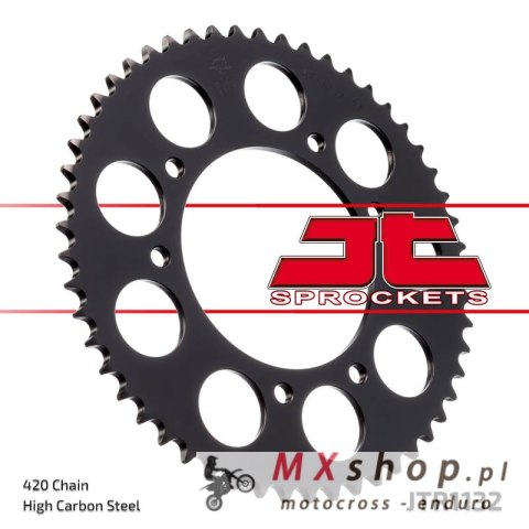JT ZĘBATKA TYLNA 4406 53 DERBI SENDA 50 R/SM '02-'12 (440653JT) (ŁAŃC. 420) JT ZĘBATKA TYLNA 4406 53 DERBI SENDA 50 R/SM '02-'12 (440653JT) (ŁAŃC. 420)
