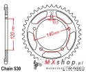 JT ZĘBATKA TYLNA 4409 43 SUZUKI GSF 1250 '06-'16, GSXR 1000/1300 (440943JTZBK) (ŁAŃC. 530) KOLOR CZARNY