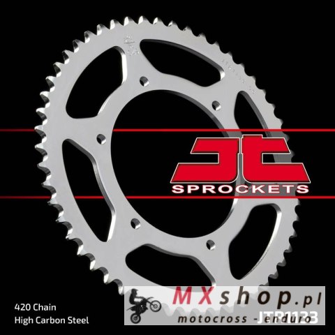 JT ZĘBATKA TYLNA 4412 53 APRILIA RS 50 '06-'14, DERBI GPR 50 '04-'13, SENDA SM 50 '07-'12 (441253JT) (ŁAŃC.420) JT ZĘBATKA TYLNA 4412 53 APRILIA RS 50 '06-'14, DERBI GPR 50 '04-'13, SENDA SM 50 '07-'12 (441253JT) (ŁAŃC.420)