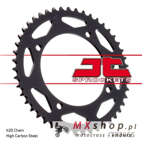 JT ZĘBATKA TYLNA 4418 46 KAWASAKI KX 65 '00-'20 (441846JT) (ŁAŃC. 420) JT ZĘBATKA TYLNA 4418 46 KAWASAKI KX 65 '00-'20 (441846JT) (ŁAŃC. 420)