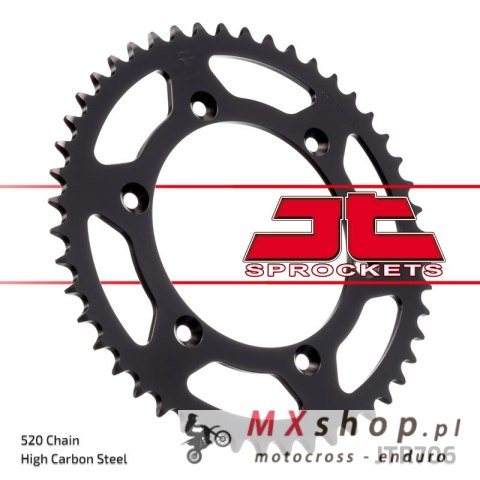 JT ZĘBATKA TYLNA 4500 48 APRILIA RXV450/550 '06-'12 (450048JT) (ŁAŃC. 520) JT ZĘBATKA TYLNA 4500 48 APRILIA RXV450/550 '06-'12 (450048JT) (ŁAŃC. 520)