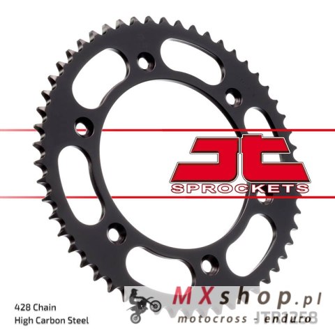 JT ZĘBATKA TYLNA 4547 54 HONDA XR 125L '03-'07 (JD19) (454754JT) (ŁAŃC. 428) JT ZĘBATKA TYLNA 4547 54 HONDA XR 125L '03-'07 (JD19) (454754JT) (ŁAŃC. 428)