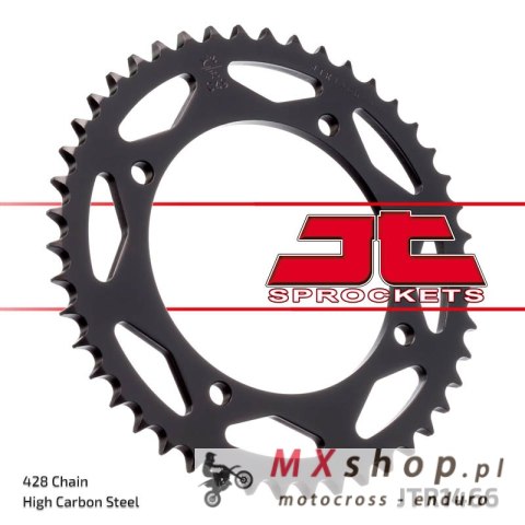 JT ZĘBATKA TYLNA 4656 44 KAWASAKI KX 65 '02-'15, KLX 125 '10-'14 (465644JT) (ŁAŃC. 428) JT ZĘBATKA TYLNA 4656 44 KAWASAKI KX 65 '02-'15, KLX 125 '10-'14 (465644JT) (ŁAŃC. 428)