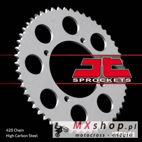 JT ZĘBATKA TYLNA 467 49 KAWASAKI KX 80/85 '86-'17 (46749JT) (ŁAŃC. 420) JT ZĘBATKA TYLNA 467 49 KAWASAKI KX 80/85 '86-'17 (46749JT) (ŁAŃC. 420)