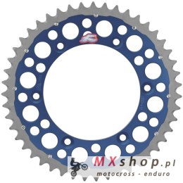 RENTHAL ZĘBATKA TYLNA TWINRING 899 52 (STALOWO-ALUMINIOWA) KOLOR NIEBIESKI KTM/HUSQVARNA/HUSABERG (JTR897,52) (89952)