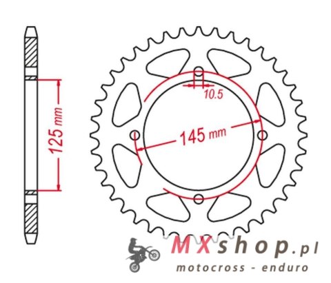 GROSSKOPF PROMOCJA ZĘBATKA TYLNA 857 45 YAMAHA XT600 '83-'03 (JTR857.45) GROSSKOPF PROMOCJA ZĘBATKA TYLNA 857 45 YAMAHA XT600 '83-'03 (JTR857.45)