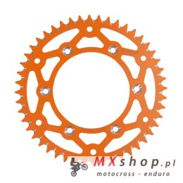 GROSSKOPF WYPRZEDAŻ ZĘBATKA TYLNA ALUMINIOWA T7075 (ERGAL) KOLOR POMARAŃCZOWY 899 48 (89948) KTM SX/SXF/SX-F/EXCF/EXC-F/EXC/LC4/