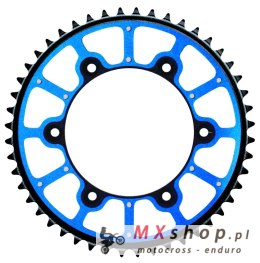 GROSSKOPF WYPRZEDAŻ ZĘBATKA TYLNA PRO EXTREME (STALOWO-ALUMINIOWA - DUAL RING / STEALTH) KOLOR NIEBIESKI 808 48 (80848) SUZUKI D