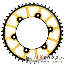 GROSSKOPF WYPRZEDAŻ ZĘBATKA TYLNA PRO EXTREME (STALOWO-ALUMINIOWA - DUAL RING / STEALTH) KOLOR ZŁOTY 808 48 (80848) DRZ 400 '00-