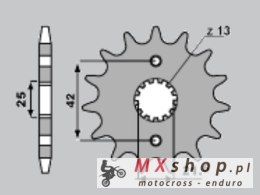 JR WYPRZEDAŻ ZĘBATKA PRZEDNIA 513 15 (51915JT) KAWASAKI ZZR 600 '90-'92, YAMAHA THUNDERCAT