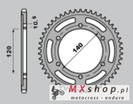 JR WYPRZEDAŻ ZĘBATKA TYLNA 5301 40 KAWASAKI ZX-6R '95-'97, W 650 '00-'06, ZR 750 '91-'04, GSX-R 600 '97-'00, GSX-R 750 '98-'99