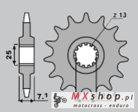 JR ZĘBATKA PRZEDNIA 585 16 (57816JT) YAMAHA XTZ 750 '89-'98, KAWASAKI ZX6R '07-'08 JR ZĘBATKA PRZEDNIA 585 16 (57816JT) YAMAHA XTZ 750 '89-'98, KAWASAKI ZX6R '07-'08