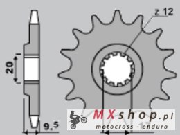 JR ZĘBATKA PRZEDNIA 7005 12 KTM SX 65 '98-'15 (JTF1906.12)