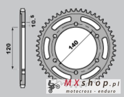 JR ZĘBATKA TYLNA 498 42 KAWASAKI ZZR 600 '90-'06, VN 800 VULCAN '95-'06, TL 1000R/S '97-'02, GSX 1300R HAYABUSA '99-'07, GSX-R 7 JR ZĘBATKA TYLNA 498 42 KAWASAKI ZZR 600 '90-'06, VN 800 VULCAN '95-'06, TL 1000R/S '97-'02, GSX 1300R HAYABUSA '99-'07, GSX-R 7