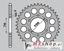 JR ZĘBATKA TYLNA 816 48 SUZUKI GSX 1100F '88-'96, GSX-R 1100 '89-'00, SUZUKI GS 550 '79-'88, GSX 750 '83-'03, FR 900RR '94-'00