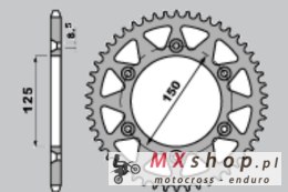 JR ZĘBATKA TYLNA 899 38 KTM SX/SXF/SX-F/EXCF/EXC-F/EXC/LC4/SC/MXC/ '91-'22, HUSQVARNA TC/TE/FC/TC/TX/FC/FE '14-'22, GAS GAS EC 3