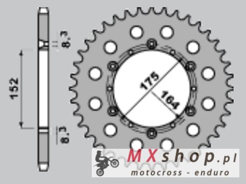JR ZĘBATKA TYLNA ALUMINIOWA (ANODOWANA) 856 50 YAMAHA YZ/YZF 88-98 (JTR853.50) (ŁAŃC. 520) KOLOR NIEBIESKI JR ZĘBATKA TYLNA ALUMINIOWA (ANODOWANA) 856 50 YAMAHA YZ/YZF 88-98 (JTR853.50) (ŁAŃC. 520) KOLOR NIEBIESKI
